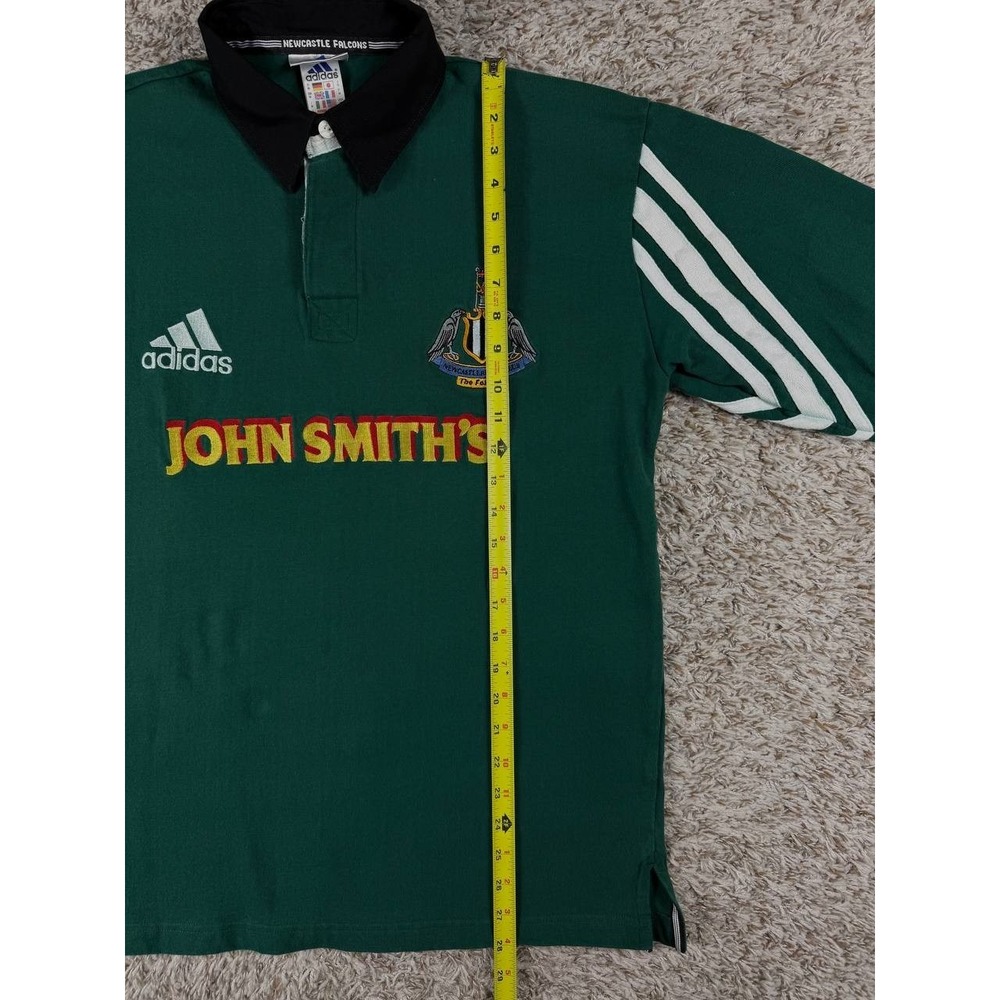 adidas 1999 2000 Newcastle Falcons Rugby Union Away Shirt Men's Size Medium - Picture 6 of 12